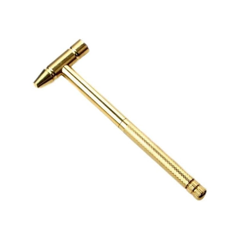 6-in-1 Mini Multi-Tool for Precision Repair, Brass and Steel Hammer