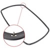 SPARES2GO Main Rubber Door Seal with Corner Fixing Clips for