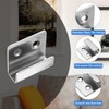 uxcell 10 Pcs Stainless Steel Tile Hanger, Tile Display Wall