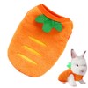 Guinea Pig Costume Soft Strawberry Pet Apparel Warm Plush Pet