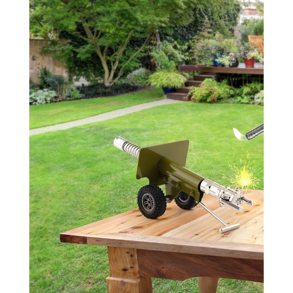 Faitio Faitio Mini Firecracker Launching Cannon Model, Stainless Steel Mini