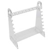 Porta pipetas, soporte de pipeta de vidrio orgánico trapezoidal Soporte