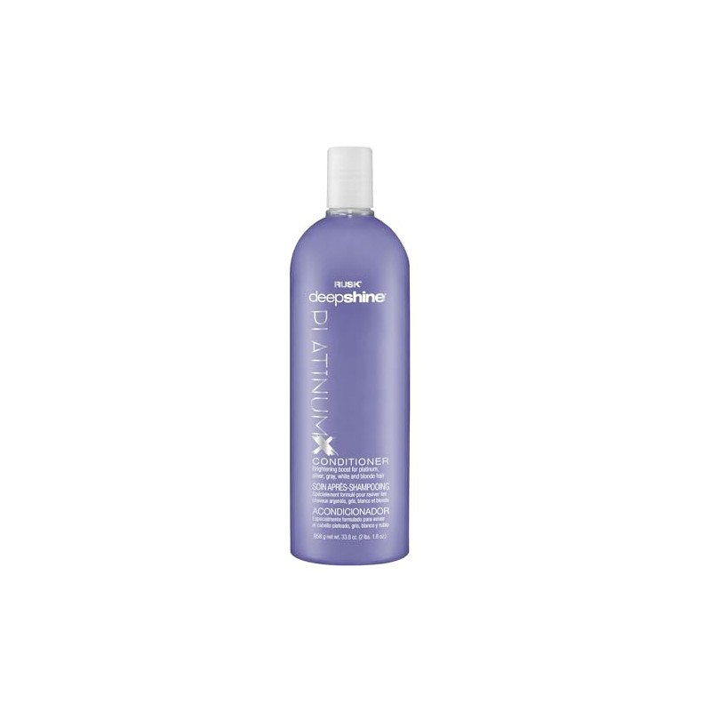 RUSK Deepshine PlatinumX Conditioner, 33.8 oz.