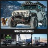 WIWIDRM Winch Cover, Newly Upgraded Heavy-Duty Waterproof 1200D Oxford Fabric