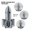 BEYONGME Cool Rocket Shaped Pencil Pen Holder, Desk Storage Stationery