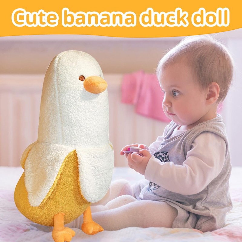 Mineup Plush Toy Banana Duck, 50 cm Banana Ducks Plush