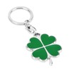 Bestdays Four-Leaf Clover Fortune Keychain Lucky Shamrock Sparkling Charm Keyring