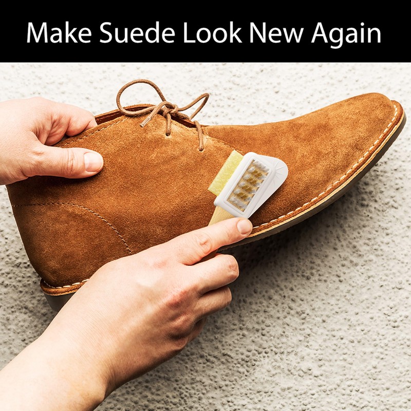 Shacke Suede & Nubuck 4-Way Leather Brush Cleaner (Side Eraser)