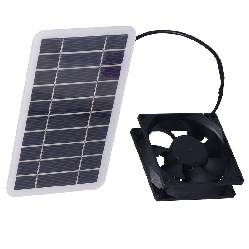 2.5W Solar Panel Fan Solar Pet Exhaust Air Flowing Fan