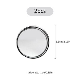 Luckious Car Blind Spot Mirrors, 2pcs Adjustable, HD Convex Glass Mirrors, Car Door Mirrors, Car Exterior Mirrors, Rearview Mirrors Seamless Contour Mirrors Side Mirrors