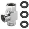 20mm 3 Way T Shaped Water Diverters,Brass Shower Diverter Valve