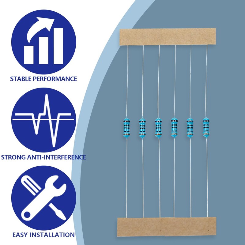 Innfeeltech 1/4 W 1% Tolerance 300 Ohm Metal Film Resistor
