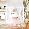 NICETOWN Kids Bed Canopy for Nursery - Decorative Soft Voile