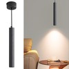 Mikeru Modern Cylinder Pendant Light, 3 Colour Temperature 3000k/4500k/6500k Suspension