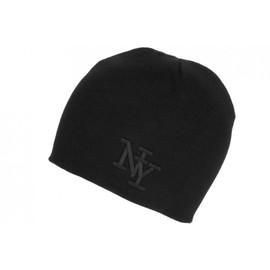 Hip Hop Honour NY Black Fashion Class Warm Wool Newyo Hat - Unisex, black