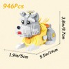 Myweyde Schnauzer Building Blocks, Dog Micro Building Blocks, Cute Animal