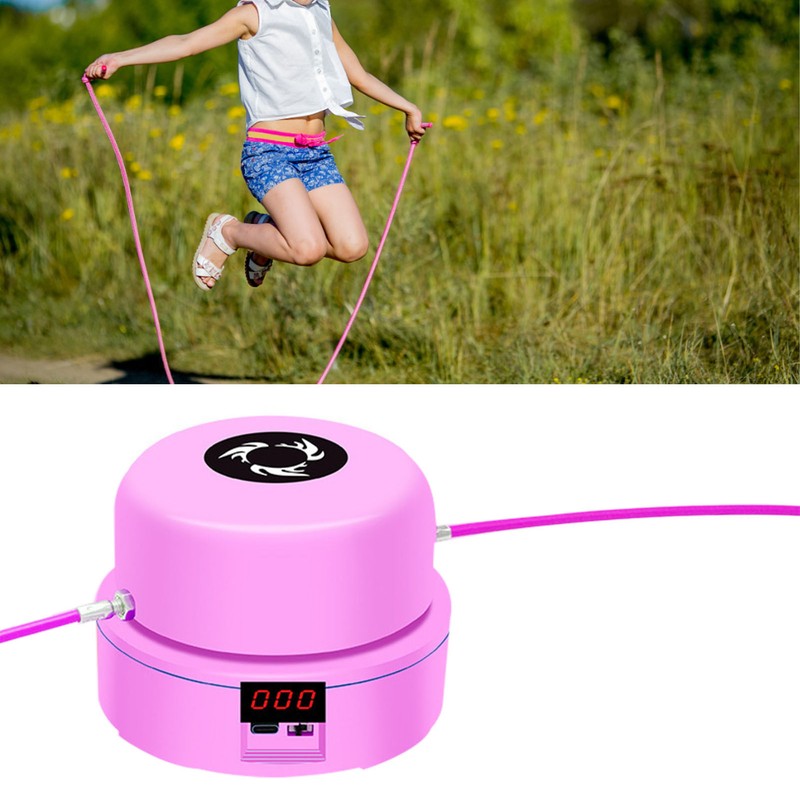 Jump Rope Machine Adjustable 1‑10 Speed Level Wireless Remote Control