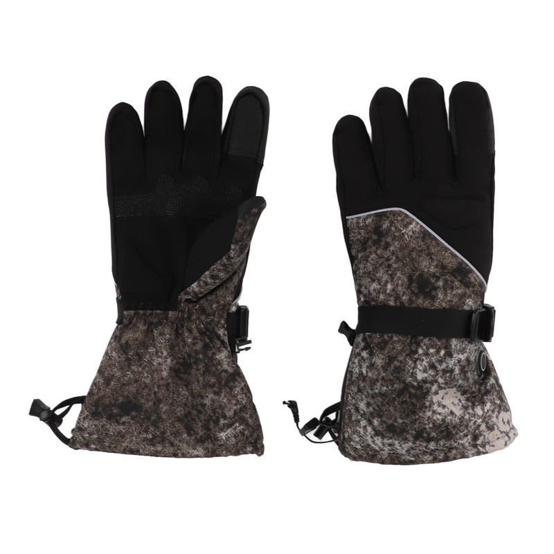 1Pair Heated Gloves DC Connection Battery Powered Touchscreen 3 Adjustable