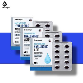 ANGET ORIGIN A nutritional supplement for dry skin, high in hyaluronic acid, about 3 months 1. Moisture 3 hyaluronic acids / 피부 속건조 먹는 영양제 히알루론산 고함량 약3개월 1. 모이스처 히알루론산 3개