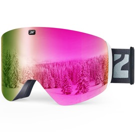 ZIONOR X11 Ski Goggles Magnetic Cylindrical Snowboard Snow Goggles for Men Women