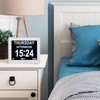8in Digital Alarm Clock Photo Frame 800x600 Large Font Adjustable