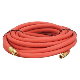 Speedaire 25 ft Nitrile Oil Resistant Air Hose, Max Pressure: 250 psi, Red - 4Z898