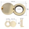 HOJLKLD Peephole Cover, Solid Brass Privacy Door Viewer Cover with