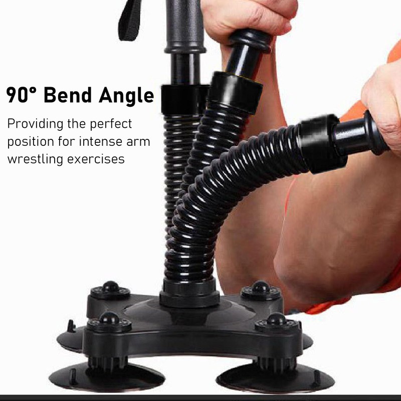 Fockety Anchored Power, Arm Wrestling Spring Bar Exerciser for Biceps,