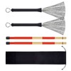 Drumstick Brushes Set Flexible Adjustment Stainless Steel Drum Wire Brushes
