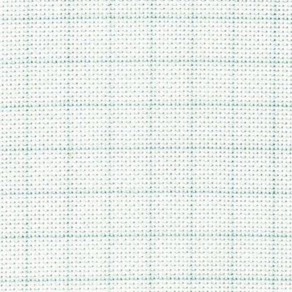 Stitchtastic White 20 Easy Count Fat Quarter Aida measuring 55cm