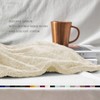 Exclusivo Mezcla Fuzzy Fleece Throw Blanket, 127x178 CM Large Sofa