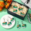 Ferreve 100 Pcs Dumpster Fire Acrylic Keychains Employee Emotional Support