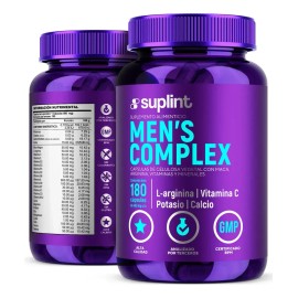 Multivitamínico para Hombres con Vitaminas y Minerales de SUPLINT – 180 Cápsulas Sin Gluten