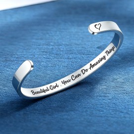 Christmas Stocking Stuffers Bracelets Gifts for Teen Girls Granddaughter Jewelry Birthday Valentine's Day Baptism Confirmation First Communion 6 8 10 12 14 16 Year Old Teenage Girl Tween Teens Kids