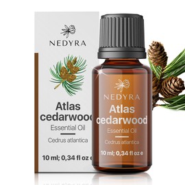 Nedyra, Cedarwood Essential Oil, 100% Pure and Natural, for Aromatherapy and Hair Care.