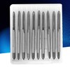 10pcs Metric Screw Thread Machine Tap HSS Straight Flute Tapping