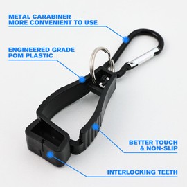 6PCS, Glove Clips for Work Glove Holders, Duty Belt Accessories, Grabber Safety Clips for Construction Worker for Glasses Gloves Holder Clip Work Accessories Helmets Hanger Clamp（6pack,Blue）