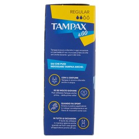 Tampax & Go Regular Tampons, Pack of 18
