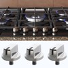 KAMONILIASS 3-Pack AEZ73293801 Burner Control Knob Assembly is Compatible with