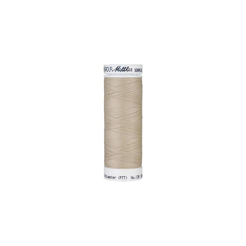 Mettler Seraflex Elastic Sewing Thread 130 m Beige Colour 0537