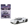 DCD for Koenigsegg CC850 Silver Metallic 1/64 Scale Diecast Model