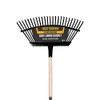 True Temper 1789200 Steel Tine Lawn Rake, 18-Inch, Multi