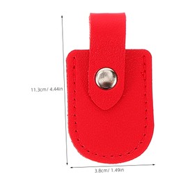 Outanaya 8pcs Scissor Pouch Holder for Nail Clippers Durable PU Leather Storage Bag for Grooming Tools Easy to Carry Nail Scissor Organizer Stylish Cuticle Tweezers Cover Multiple Colors