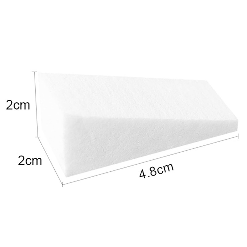 Alnicov 20pcs Nail Art Sponges Makeup Wedges Triangle Shape Cosmetic