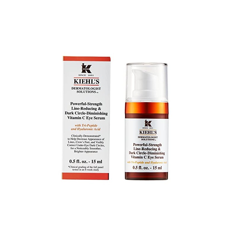 Kiehl's Powerful-Strength Line-Reducing & Dark Circle Eye Serum, 15 ml