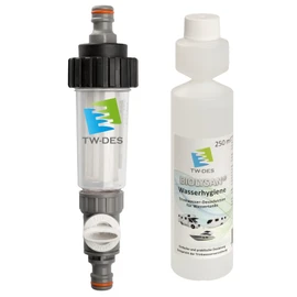 TW-DES Original filling filter "ECONOMY" including Biolysan water disinfection for 1000 l for motorhome, caravan, boat