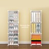 AngelcityCC Shoe Rack Organizer, 3 x 12-Tiers Stackable 72 Pairs