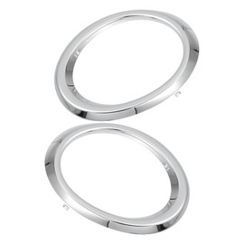 A ABSOPRO Front Left Right Side Fog Light Grille Cover Trim NO.5212606200/5212506200 for Toyota Camry 2012 2013 2014 Silver Tone 1 Pair