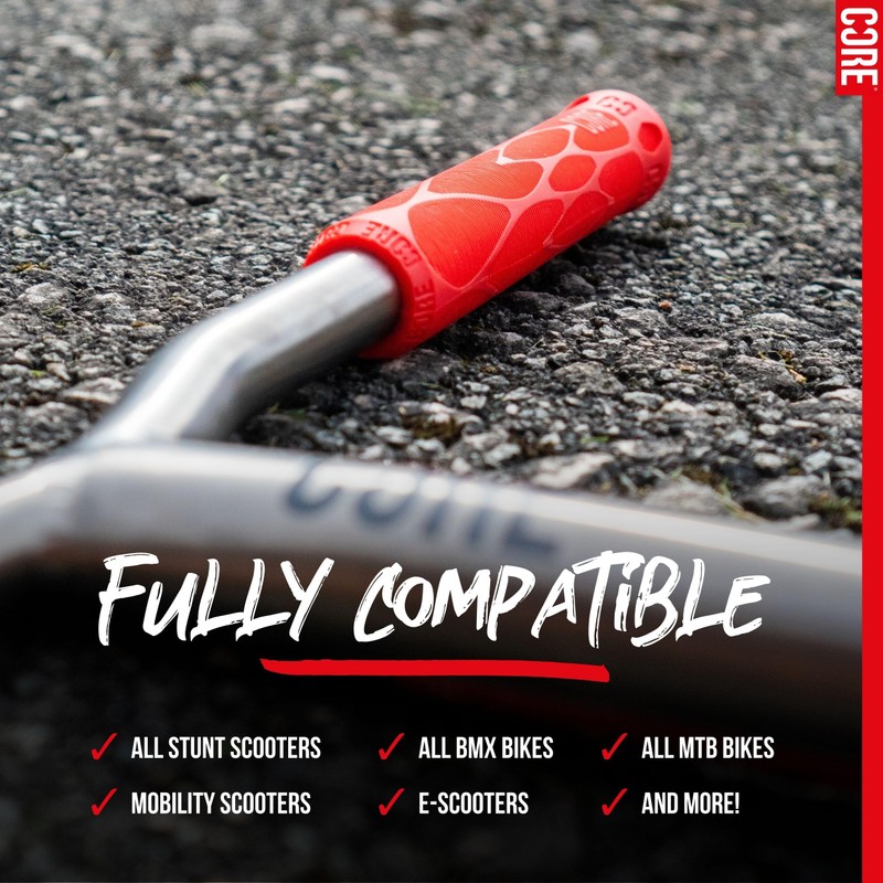 CORE Pro Handlebar Grips, Super Soft 170mm Longneck Universal Cycling