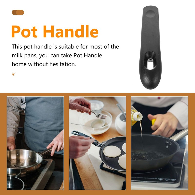 TOVINANNA Bakelite Pot Handle, Saucepan Handle Replacement Pan Handle Replaceable